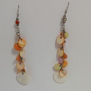 Elegant Multi-Color Dangle Earrings